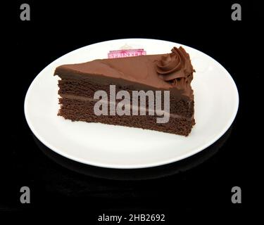 Gâteau au chocolat belge Banque D'Images