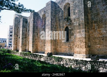 Église Crusader la Cathédrale notre-Dame de Tortosa, Tartous, Syrie en 1998 Banque D'Images