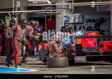 28, IDEC SPORT, FRA, Oreca 07 - Gibson, Paul Lafargue (FRA), Paul Loup Chatin (FRA), Jean-Eric Vergne (FRA) 2021 European le Mans Series, le Castellet Banque D'Images