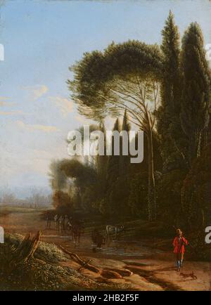 Paysage italien, Jan Willemsz Lapp, c.1680 Banque D'Images