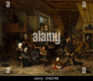 Farm inn, Cornelis Dusart, Adriaen van Ostade, après 1680 Banque D'Images