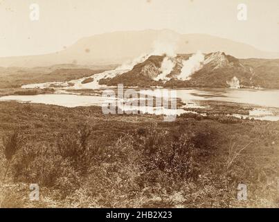 Rotomahana, Burton Brothers studio, studio de photographie, 1876 / 1886, Dunedin,photographie Banque D'Images