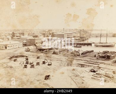 Auckland, Burton Brothers studio, studio de photographie, 1870s, Dunedin,photographie Banque D'Images