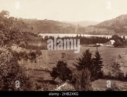 WAIWERA, Burton Brothers studio, studio de photographie, vers 1880, Dunedin,photographie Banque D'Images