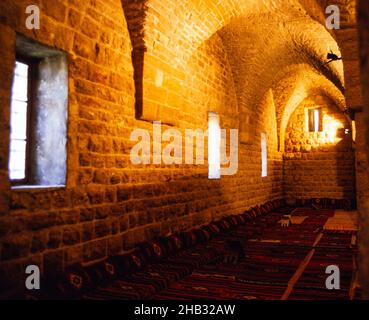 Chapelle intérieure pour Druse, Beit Eddine, Beit ed-dine, Palais Beiteddine d'Emir Bashir, Chouf, Liban 1998 Banque D'Images