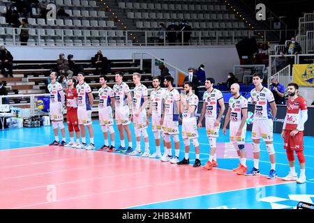 Trento, Italie.16th décembre 2021.ITAS Trentino lors de l'ITAS Trentino vs Fenerbahce HDI Istanbul, CEV Champions League volley-ball match à Trento, Italie, décembre 16 2021 crédit: Independent photo Agency/Alay Live News Banque D'Images