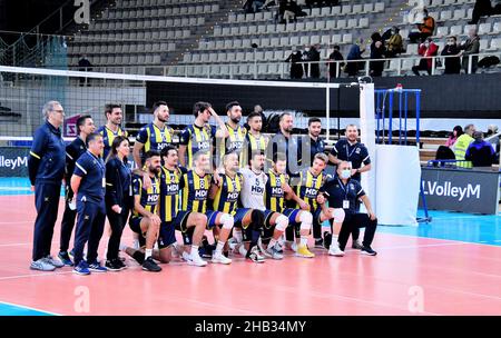 Trento, Italie.16th décembre 2021.Fenerbahce HDI Istanbul pendant ITAS Trentino vs Fenerbahce HDI Istanbul, CEV Champions League volley-ball match à trente, Italie, décembre 16 2021 crédit: Independent photo Agency/Alay Live News Banque D'Images