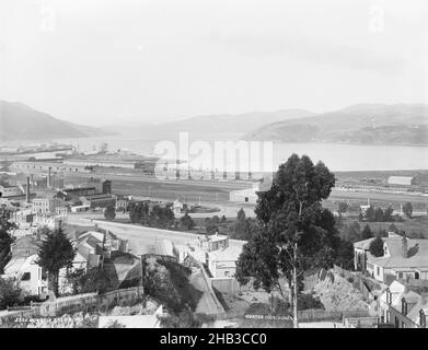 Dunedin du sud-ouest, studio Burton Brothers, studio de photographie, Dunedin, photographie en noir et blanc Banque D'Images