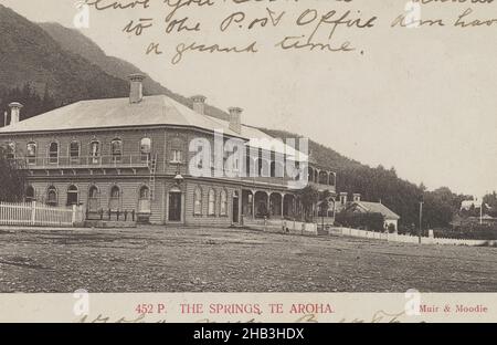 The Springs, te Aroha, studio Muir & Moodie, 1905, te Aroha Banque D'Images