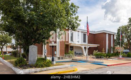 Madisonville, Texas, États-Unis - 17 août 2021 : le palais de justice du comté de Madison Banque D'Images