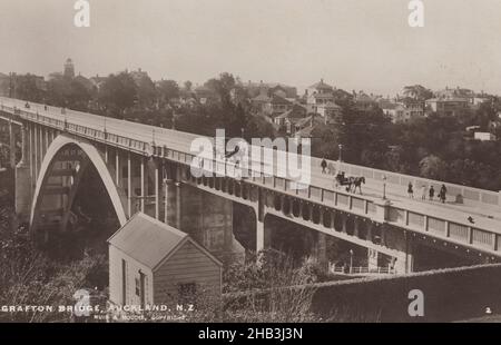 Grafton Bridge, Auckland, Nouvelle-Zélande, studio Muir & Moodie, 1912, Auckland Banque D'Images