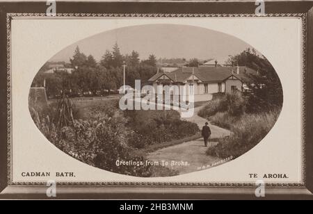 Cadman Bath, te Aroha, studio Muir & Moodie, 1904-1915, te Aroha Banque D'Images