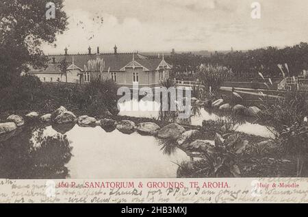 Sanatorium et terrain, te Aroha, studio Muir & Moodie, 1905, te Aroha Banque D'Images