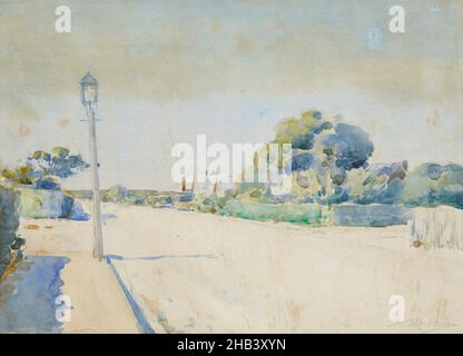 Scène de rue, James Nairn, artiste, Wellington Banque D'Images