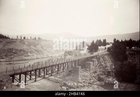 Bridge, Cromwell, studio Muir & Moodie, 01 March1911, Cromwell Banque D'Images