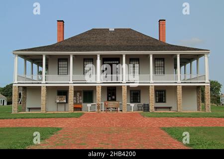 Au milieu du XIXe siècle, fort Scott servit d'avant-poste pour l'action de l'armée américaine dans ce qui était alors le bord de la colonisation américaine Banque D'Images