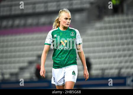 Paris, France.16th décembre 2021.Heiddis Lillyardottir lors de la Ligue des champions de l'UEFA, match de football du Groupe B entre Paris Saint-Germain et Breidablik UBK le 16 décembre 2021 au stade Jean Bouin à Paris, France - photo: Victor Joly/DPPI/LiveMedia crédit: Independent photo Agency/Alay Live News Banque D'Images