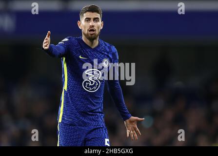 Londres, Royaume-Uni.16th décembre 2021.Jorginho de Chelsea pendant le match de la première Ligue au pont Stamford, Londres.Crédit photo à lire: Paul Terry / Sportimage crédit: Sportimage / Alay Live News Banque D'Images