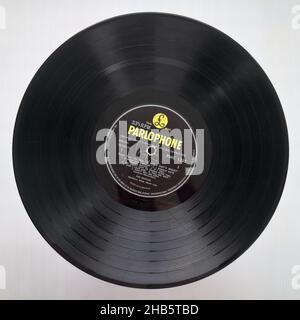 Un album vinyle Hard Day's Night LP par The Beatles - original 1964 mono pression. Banque D'Images