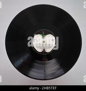 Album de vinyle Abbey Road LP par The Beatles Banque D'Images