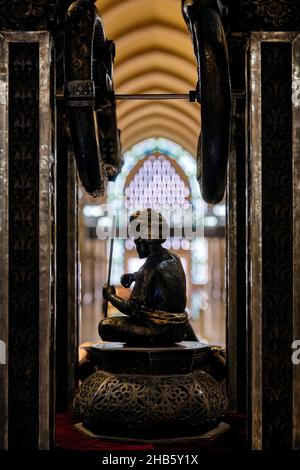 Belle photo d'une petite statue au Musée de la civilisation islamique à Sharjah Banque D'Images