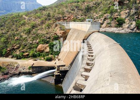 Barrage de Blyderivierpoort au Blyde River Canyon, Mpumalanga, Afrique du Sud Banque D'Images