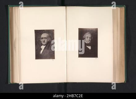 Photoréproduction d'une peinture, représentant un portrait de Robert Cleghorn, Thomas Annan, d'après : Henry Raeburn, c.1863 - avant 1868, support photographique, imprimé albumine, hauteur 90 mm × largeur 60 mm Banque D'Images