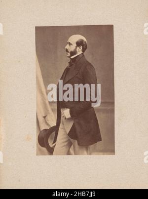 Portrait de Charles Auguste Louis Joseph, duc de Morny, anonyme, France, 1860 - 1865,imprimé albumine, hauteur 84 mm × largeur 54 mm Banque D'Images