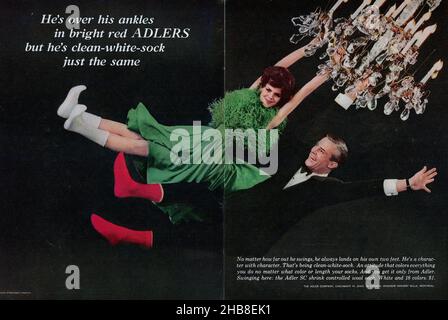 Vintage septembre 1964 'Playboy' magazine publicité, USA Banque D'Images