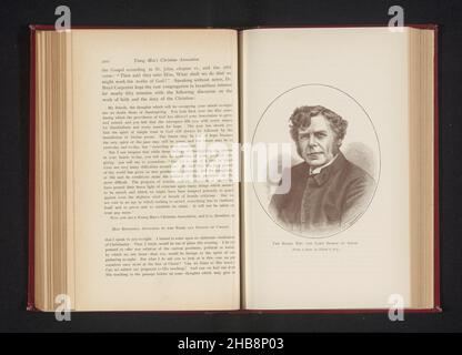 Reproduction d'une photo d'un portrait de William Boyd Carpenter par Elliott & amp; Fry, à droite.Rév. Teh Lord Bishop of Ripon (titre sur objet), imprimeur : C. Butterworth (mentionné sur objet), Elliott & Fry (mentionné sur objet), c.1890 - avant 1895, papier, hauteur 117 mm × largeur 99 mm Banque D'Images