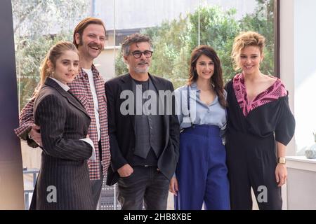 Rome, Italie.16th décembre 2021.Cast participe au photocall du film "Supereroi" à Rome, Italie, le 16 décembre 2021.(Photo de Matteo Nardone/Pacific Press/Sipa USA) crédit: SIPA USA/Alay Live News Banque D'Images