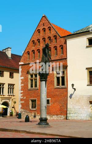 Pologne, Cracovie, maison de la ghose, rue kanonicza. Banque D'Images