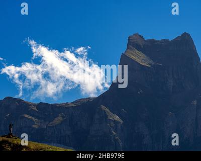 alpes suisses en été. Mt Titlis, Suisse Banque D'Images