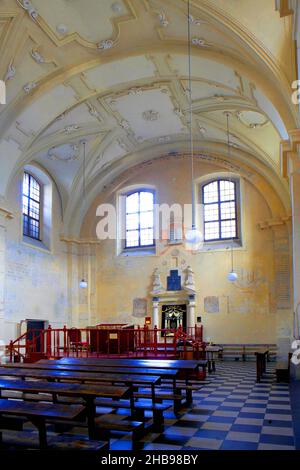 Pologne, Cracovie, Kazimierz, synagogue Izaaks. Banque D'Images