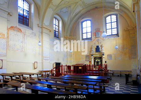 Pologne, Cracovie, Kazimierz, synagogue Izaaks. Banque D'Images