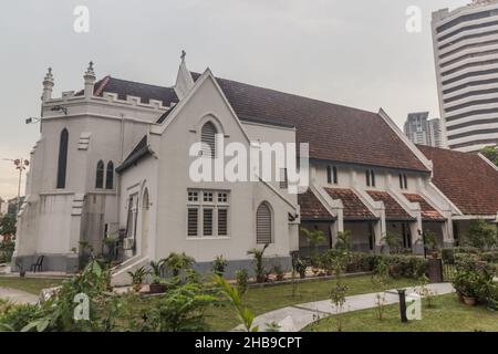 Cathédrale anglicane St Mary à Kuala Lumpur, Malaisie Banque D'Images