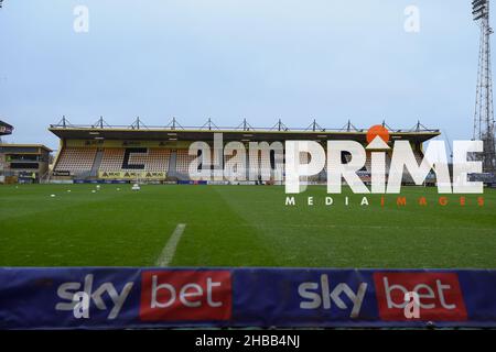 Cambridge, Royaume-Uni.18th décembre 2021.Vue générale à l'intérieur du stade avant le match Sky Bet League 1 entre Cambridge United et Rotherham United au R coings Abbey Stadium, Cambridge, Angleterre, le 18 décembre 2021.Photo de Kevin Hodgson / Prime Media Images.Crédit : Prime Media Images/Alamy Live News Banque D'Images