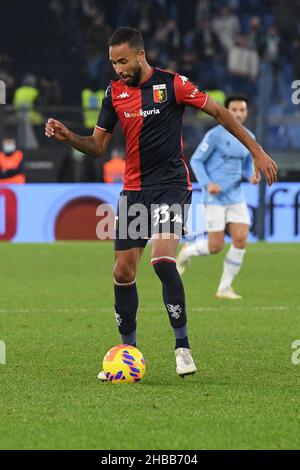 Stadio Olimpico, Rome, Italie.17th décembre 2021.Série A football, SS Lazio versus Gênes CFC; Hernani de CFC Gênes crédit: Action plus Sports/Alay Live News Banque D'Images