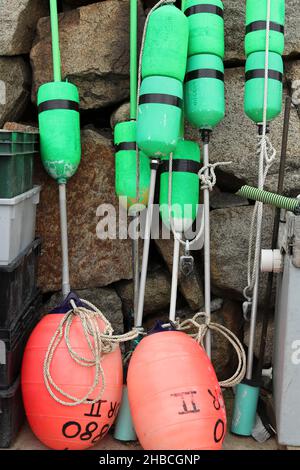 Pigeon Cove est une petite crique et une marina à Rockport, Massachusetts. La plupart des pêcheurs commerciaux ici.Lobstermen amarrer leurs bateaux de pêche ici à l'océan Atlantique Banque D'Images