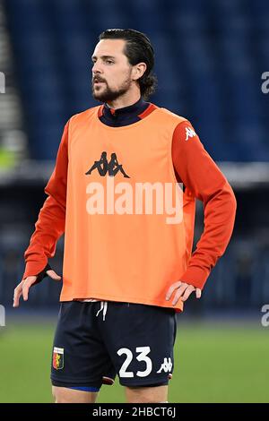 Rome, Italie.17th décembre 2021.Mattia Déstro de Gênes CFC pendant la 18th journée de la série A Championship entre S.S. Lazio vs Gênes CFC le 17 décembre 2021 au Stadio Olimpico à Rome, Italie.(Credit image: © Domenico Cippitelli/Pacific Press via ZUMA Press Wire) Banque D'Images