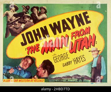 JOHN WAYNE DANS L'HOMME DE L'UTAH (1934), DIRIGÉ PAR ROBERT N. BRADBURY.Crédit: PHOTOS de MONOGRAMME / Album Banque D'Images