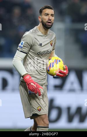 Rui Patricio (EN TANT que Roma) pendant Atalanta BC vs EN TANT que Roma, football italien série A match à Bergame, Italie, décembre 18 2021 Banque D'Images