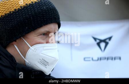 Le pilote de l'ABT Cupra XE Mattias Ekstrom pendant l'extrême à Bovington, Dorset.Date de la photo: Dimanche 19 décembre 2021. Banque D'Images