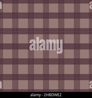 Motif Vichy doux couleur chocolat brun Illustration de Vecteur