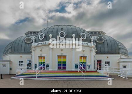 Pavillion Theatre, Worthing, West Sussex. Banque D'Images