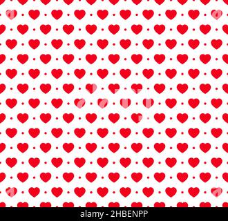 Coeur rouge motif transparent. Vector illustration Illustration de Vecteur