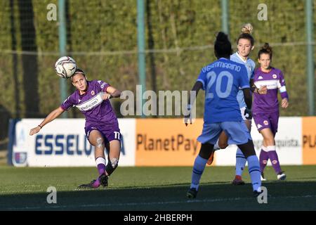 Formello, Italie.19th décembre 2021.Valery Vigilucci de l'ACF Fiorentina pendant la deuxième journée du groupe F Coppa Italia entre S.S. Lazio vs ACF Fiorentina le 19 décembre 2021 au Stadio Mirko Fersini, Formello Italie.Crédit : Agence photo indépendante/Alamy Live News Banque D'Images