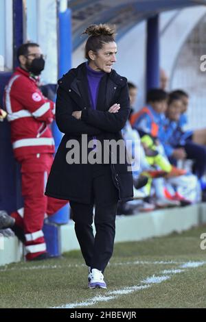 Formello, Italie.19th décembre 2021.Patrizia Panico d'ACF Fiorentina pendant la deuxième journée du Groupe F de Coppa Italia entre S.S. Lazio vs ACF Fiorentina le 19 décembre 2021 au Stadio Mirko Fersini, Formello Italie.Crédit : Agence photo indépendante/Alamy Live News Banque D'Images