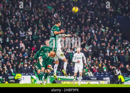 Glasgow, Royaume-Uni.20th décembre 2021.La finale de la coupe Premier Sports (connue auparavant sous le nom de coupe Scottish League) a été jouée à Hampden Park, Glasgow entre le FC Hibernian et le FC Celtic.Le match a été joué devant un maximum de 50 000 personnes.Crédit : Findlay/Alay Live News Banque D'Images