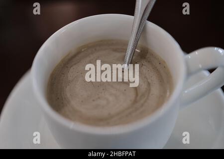 Une tasse de café Banque D'Images